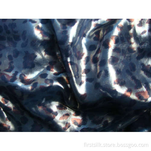 Foil Print Chiffon Fabric